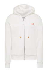 Sweatjacke mit Kapuze weiß - L 0