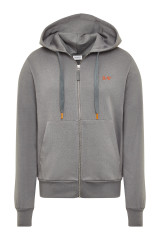 Sweatjacke mit Kapuze grau - L 0