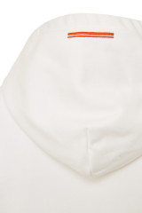 Sweatjacke mit Kapuze weiß - L 2