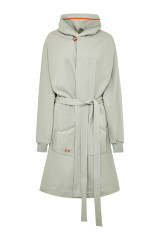 Sweat Bademantel salbei - XS-S 0
